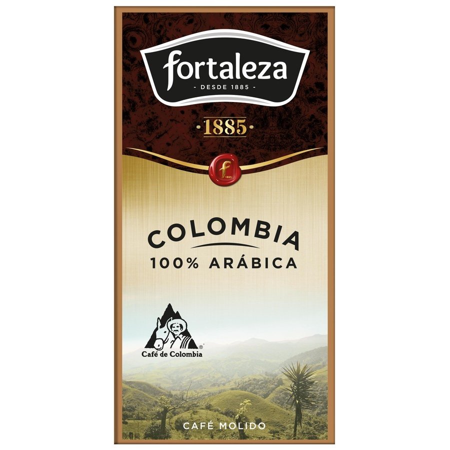 Café molido natural FORTALEZA Colombia paquete 250 g