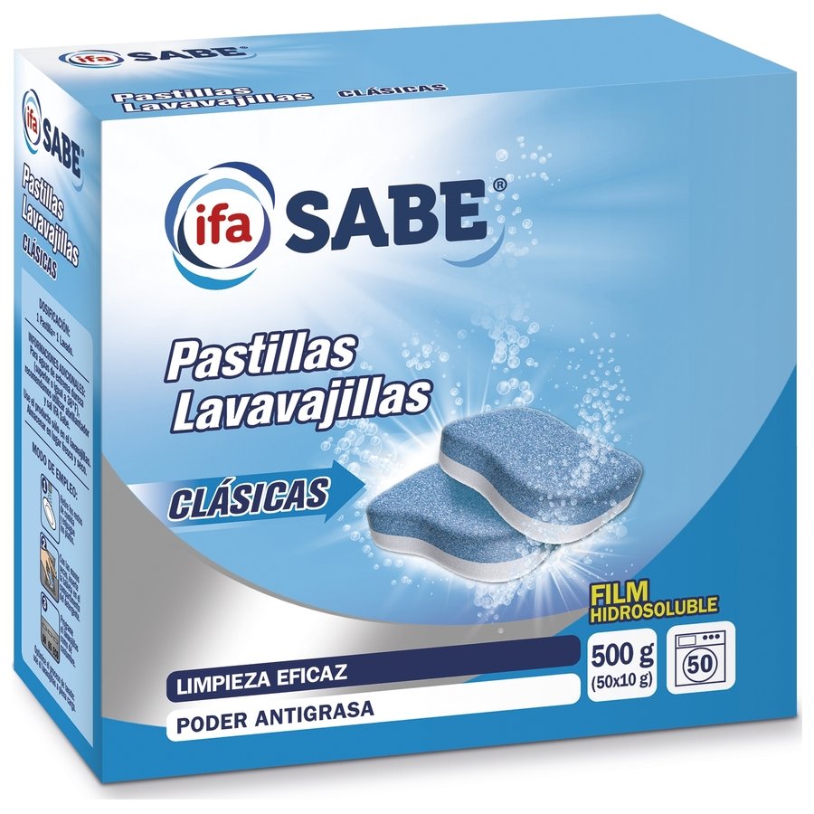 Lavavajillas máquina IFA SABE pastillas clásicas 50 unidades
