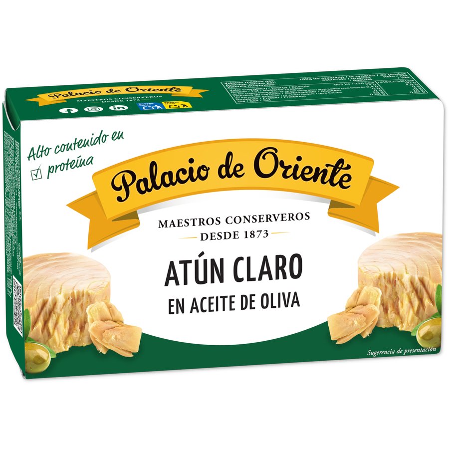 Atún claro aceite oliva PALACIO DE ORIENTE 200 g pn.