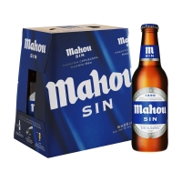 Cerveza MAHOU sin pack 6x25 cl