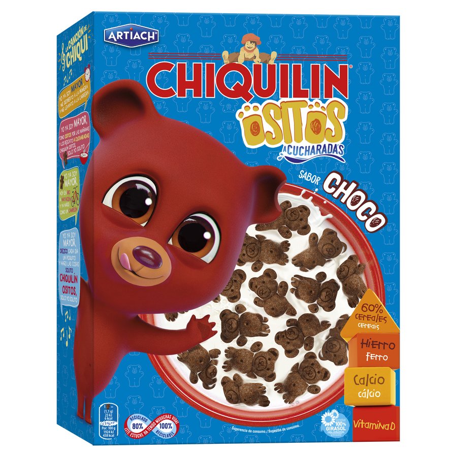 Galletas CHIQUILIN Ositos chocolate 320 g