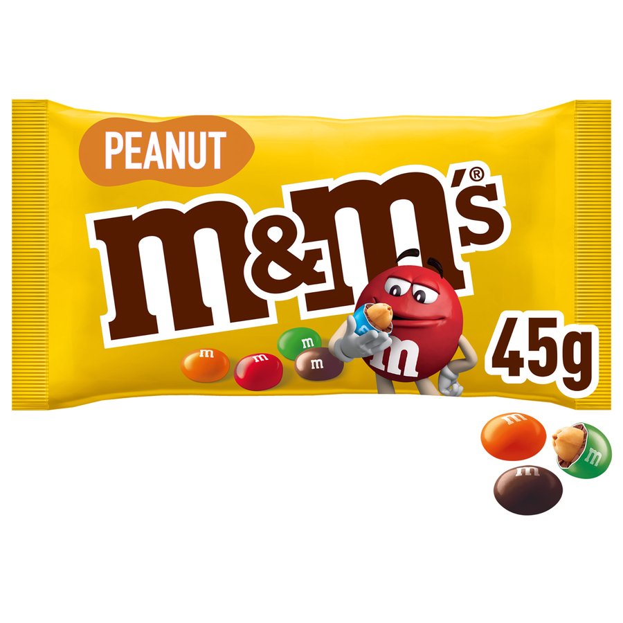 Cacahuetes recubiertos de chocolate con leche M&M'S 45 G