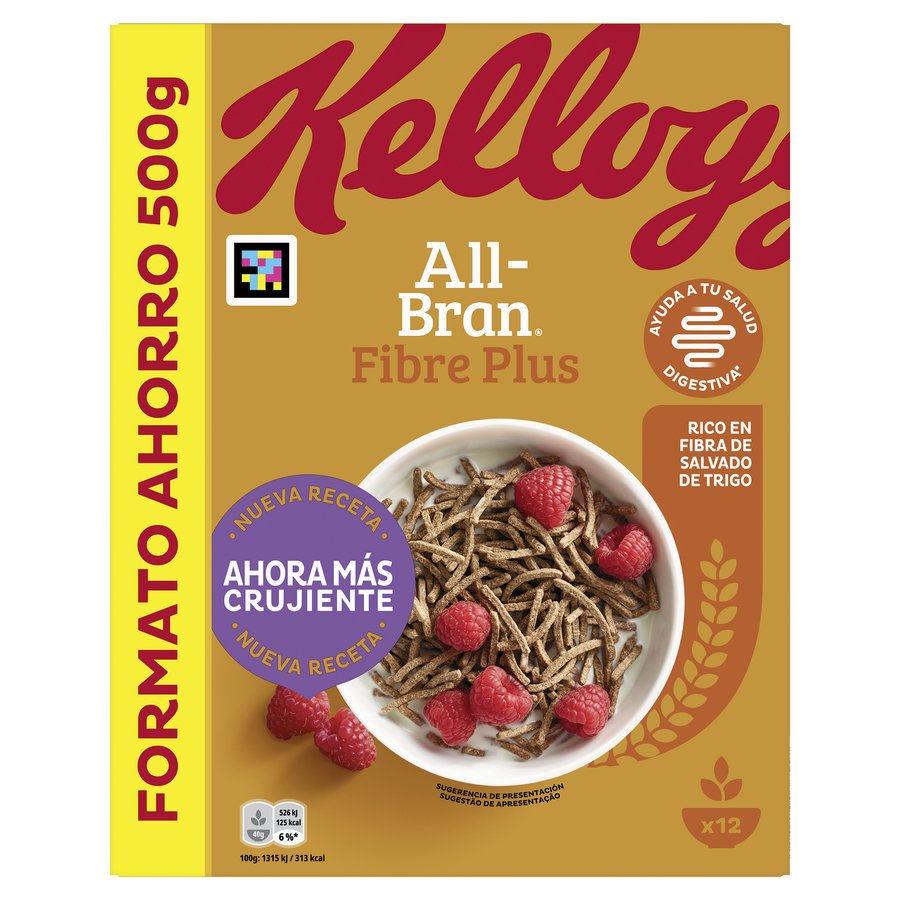 Cereales KELLOGG'S All-Bran Fibre Plus 500 g