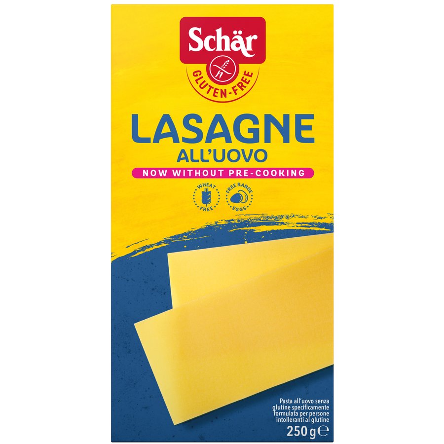 Placas de lasaña al huevo SCHAR 250 g
