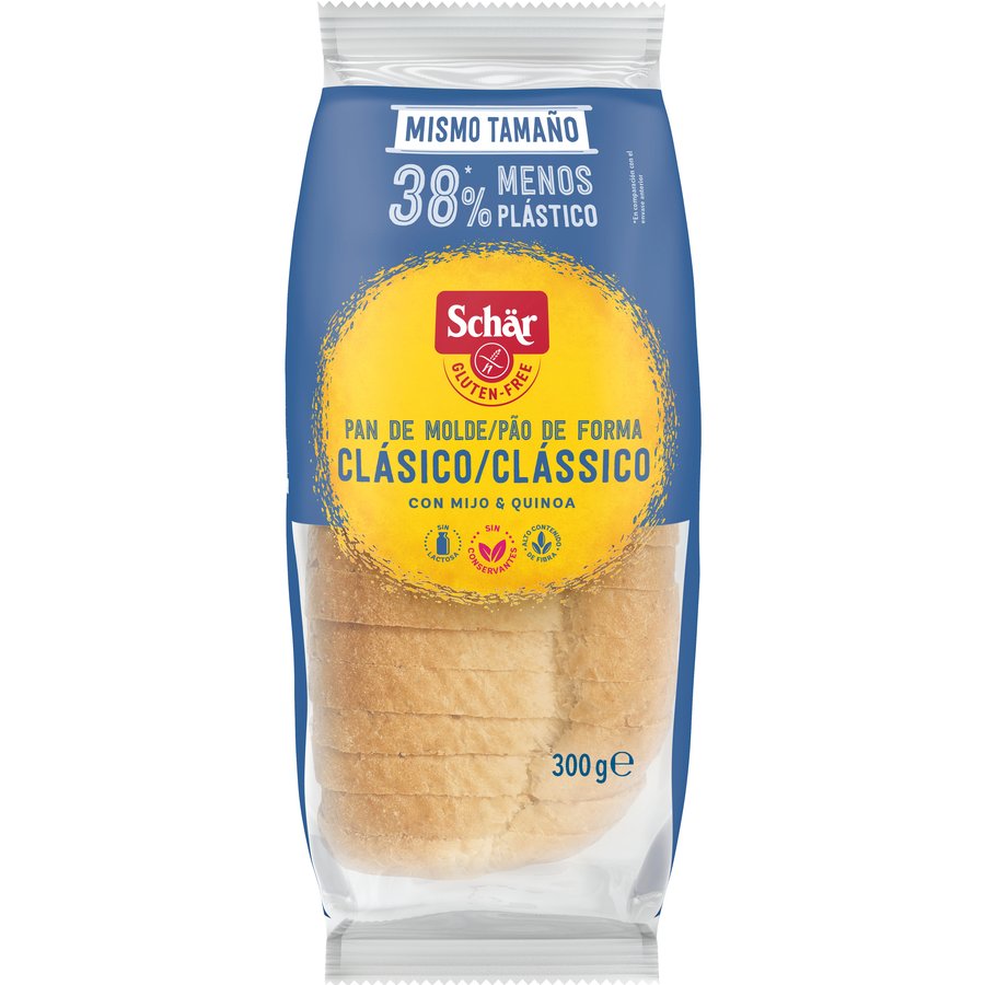 Imagen de Pan de molde SCHAR clásico sin gluten 300 g