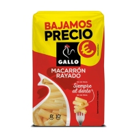 Macarrones GALLO rayados bolsa 400 g