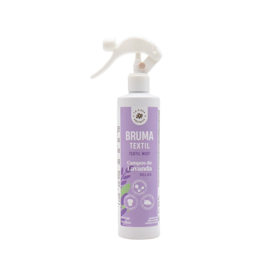 Bruma textil LA CASA DE LOS AROMAS lavanda pistola 300 ml