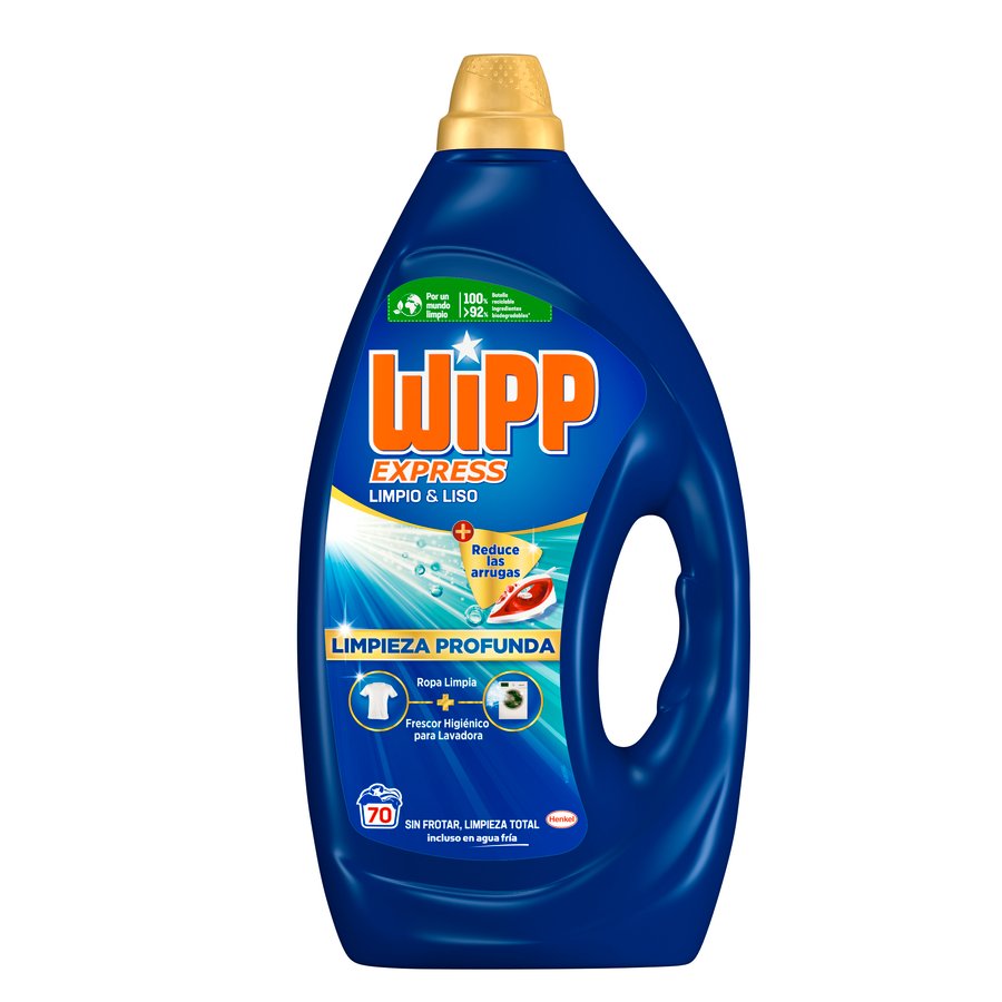 Detergente líquido WIPP express limpio y liso 70 dosis