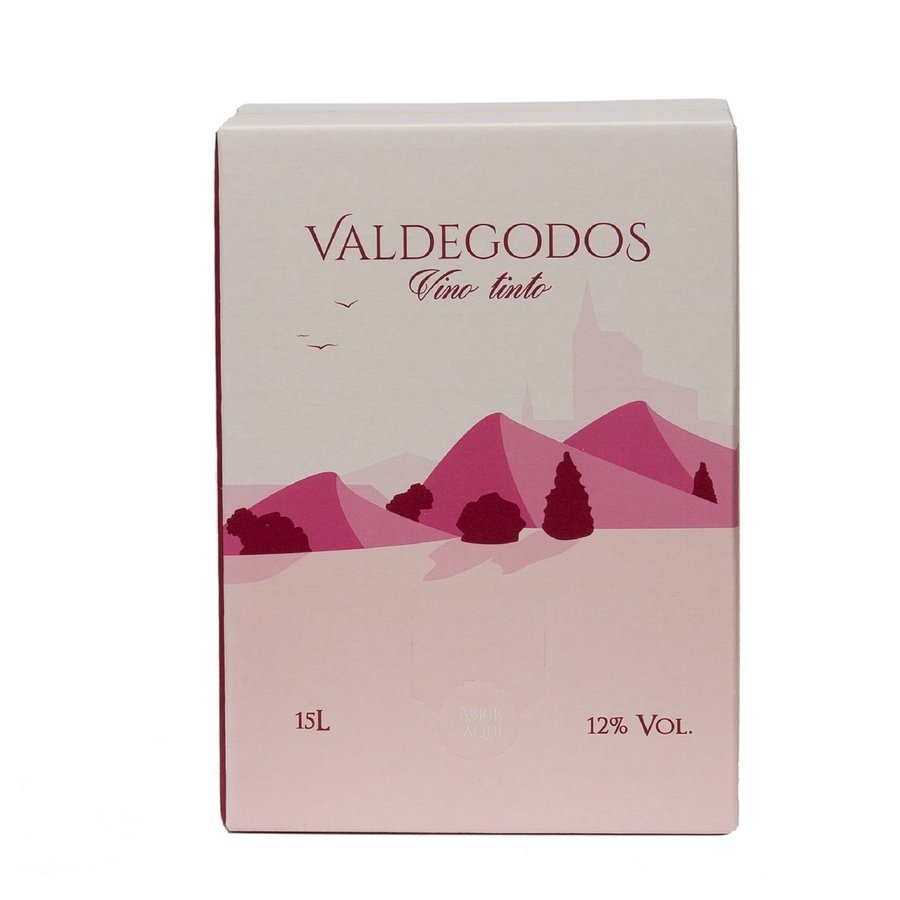 Vino tinto de mesa VALDEGODOS 12º bag in box 15 l