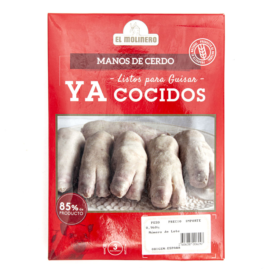 Mano de cerdo lista para guisar EL MOLINERO kg