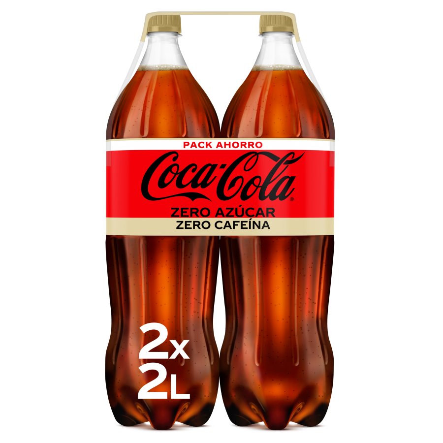 Refresco COCA-COLA Zero Zero pack 2x2 l