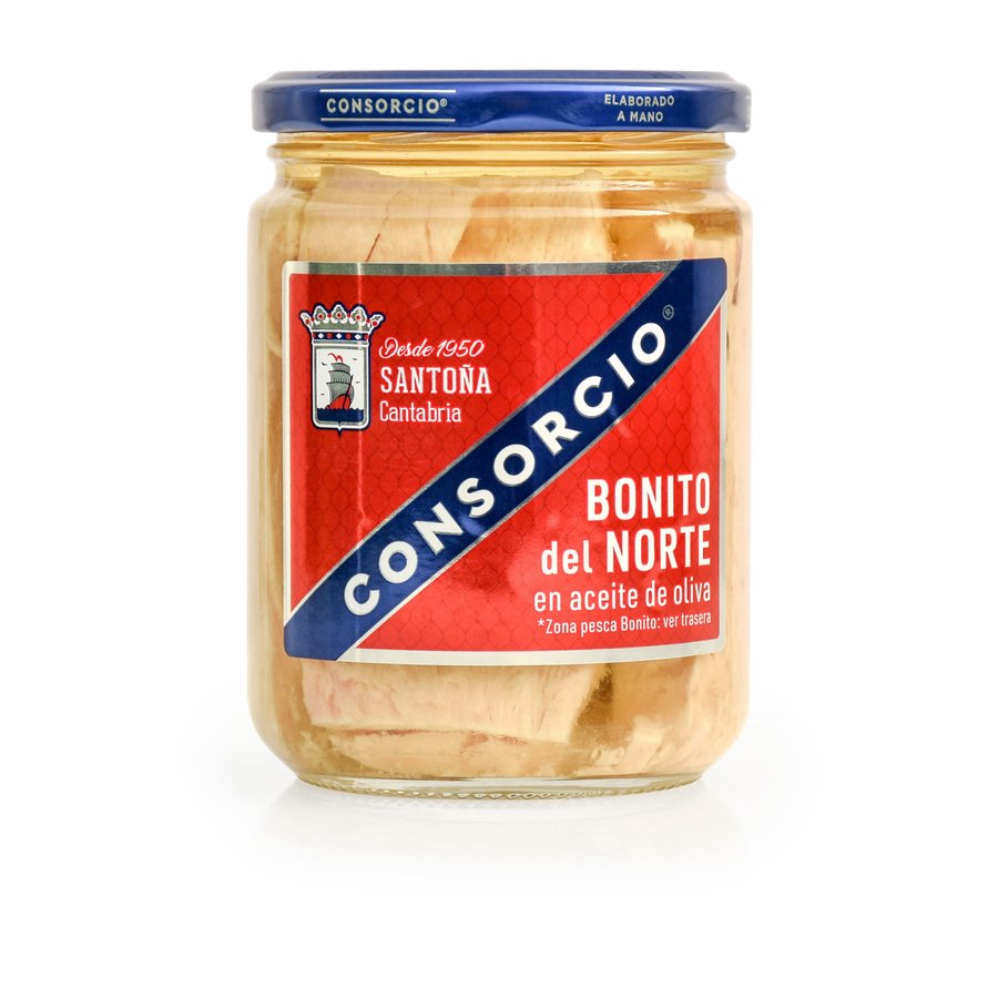 Imagen de Bonito del norte en aceite de oliva CONSORCIO frasco 400 g pn.
