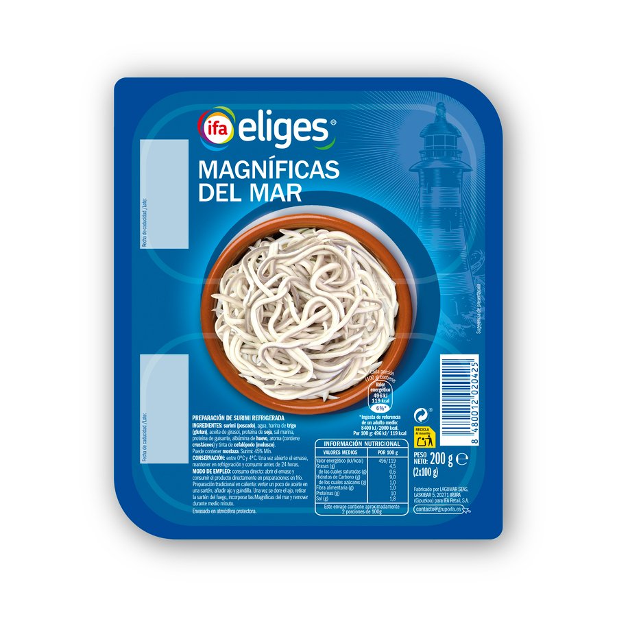 Magníficas del Mar refrigeradas IFA ELIGES 2x100 g