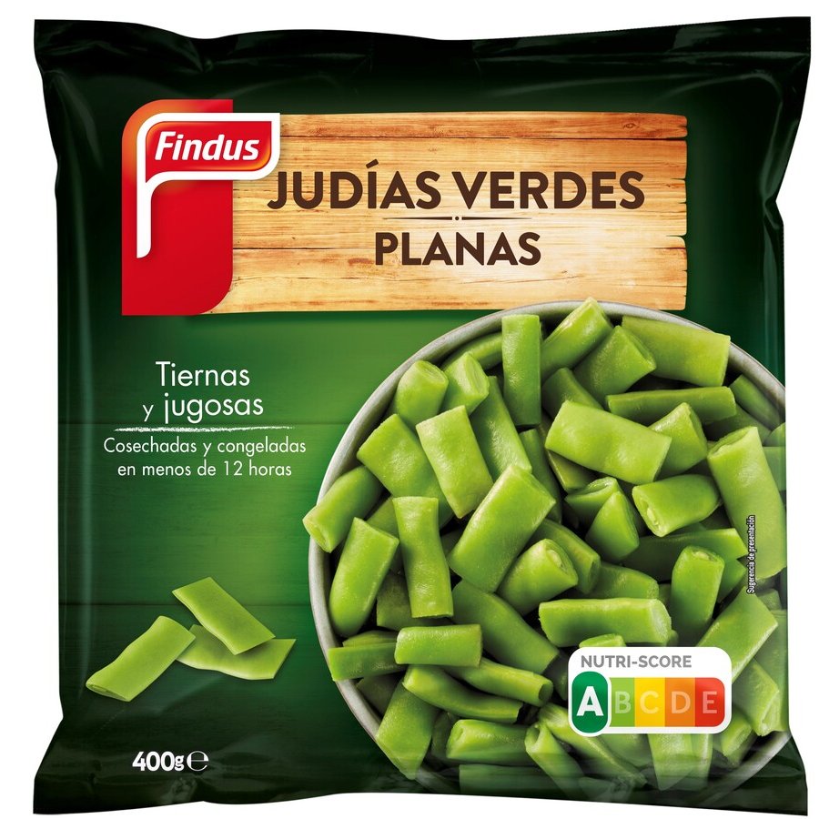 Judías verdes congeladas FINDUS planas 400 g