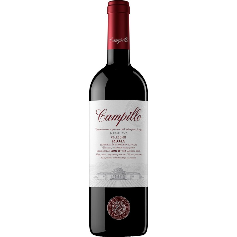 Vino tinto D.O.Ca.Rioja CAMPILLO Reserva botella 75 cl