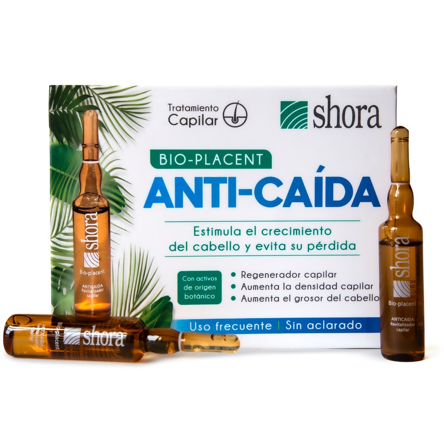 Ampollas anticaida SHORA Bio-Placent 6 unidades x 10 ml