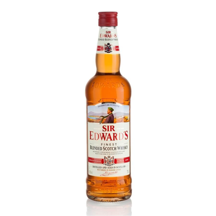Whisky scotch SIR EDWARD'S botella 70 cl