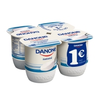 Iogur DANONE natural lote 4 x 120 g