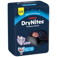 Pañal DRYNITES pyjama pants 4-7 años niño 16 unidades