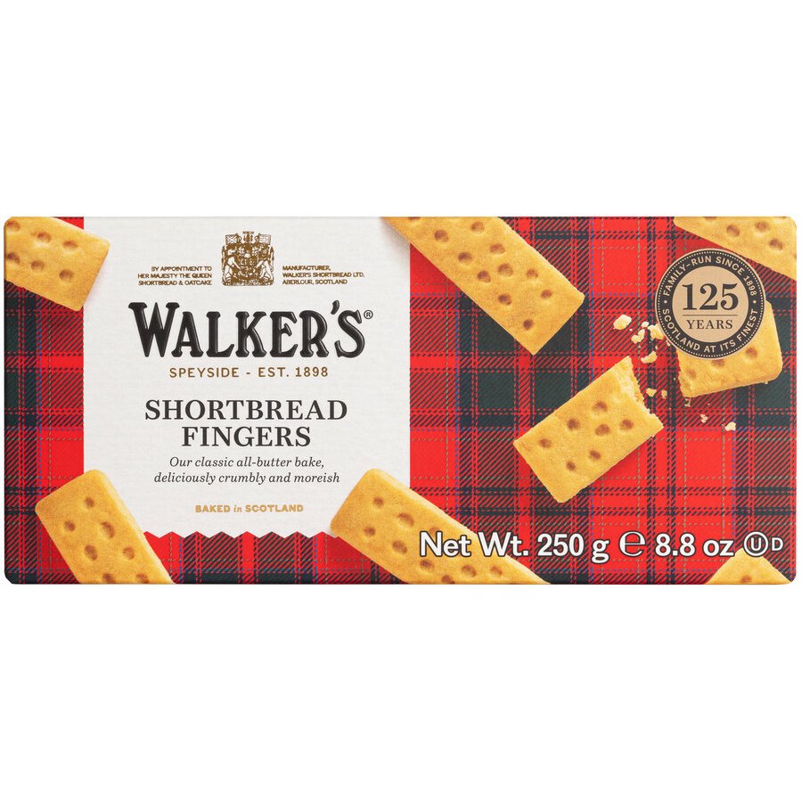Galletas mantequilla WALKERS shortbread fingers 250 g