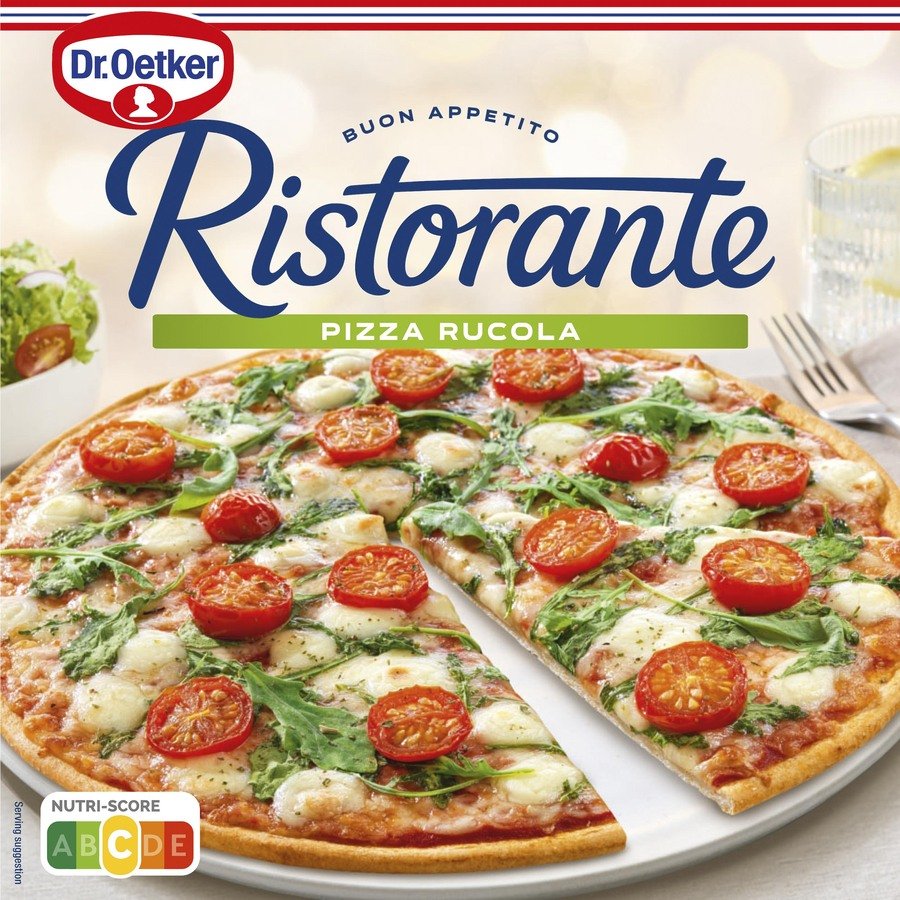 Pizza congelada DR.OETKER Ristorante rúcula 325 g