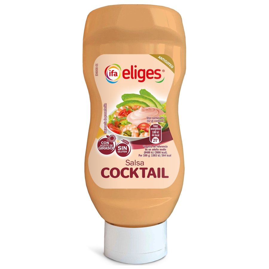 Salsa cocktail IFA ELIGES bocabajo pet 300 ml