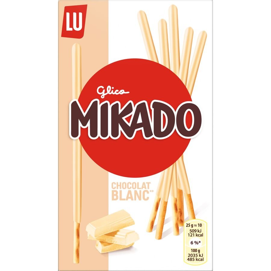 Galletas LU MIKADO chocolate blanco 70 g