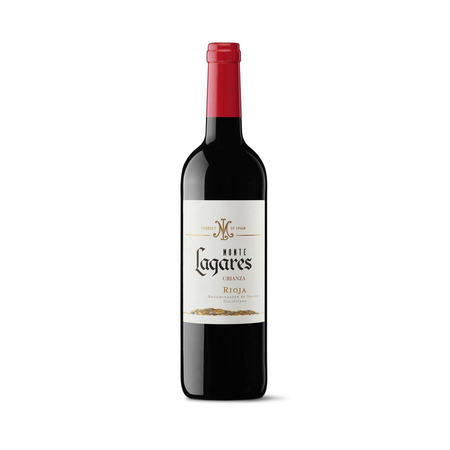 Vino tinto D.O.Ca.Rioja MONTE LAGARES Crianza botella 75 cl