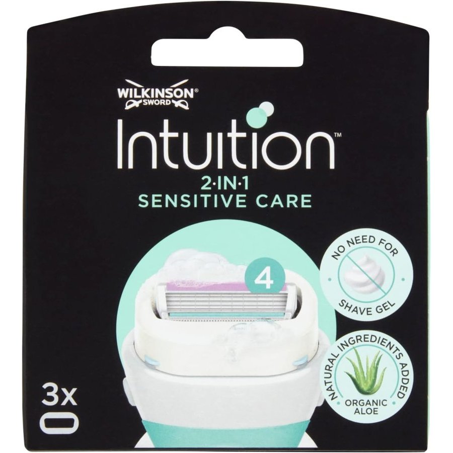 Cargador WILKINSON Intuition 4 hojas piel sensible pack 3 unidades