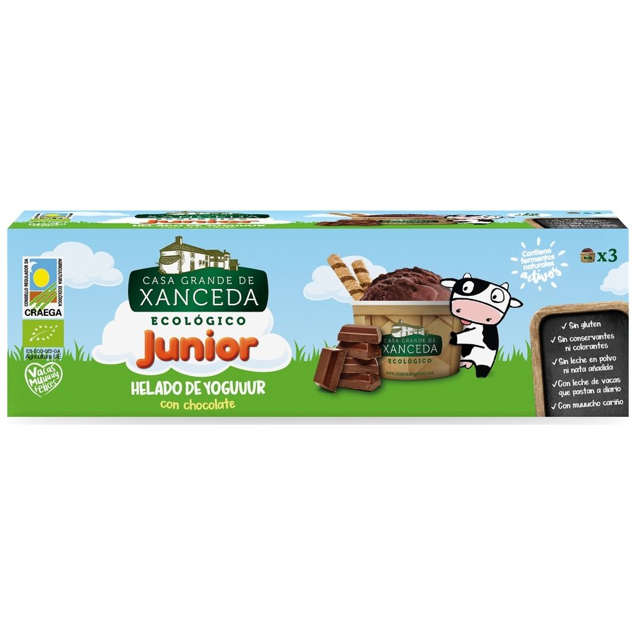 Helado de yogur eco con choco XANCEDA 3x55 g