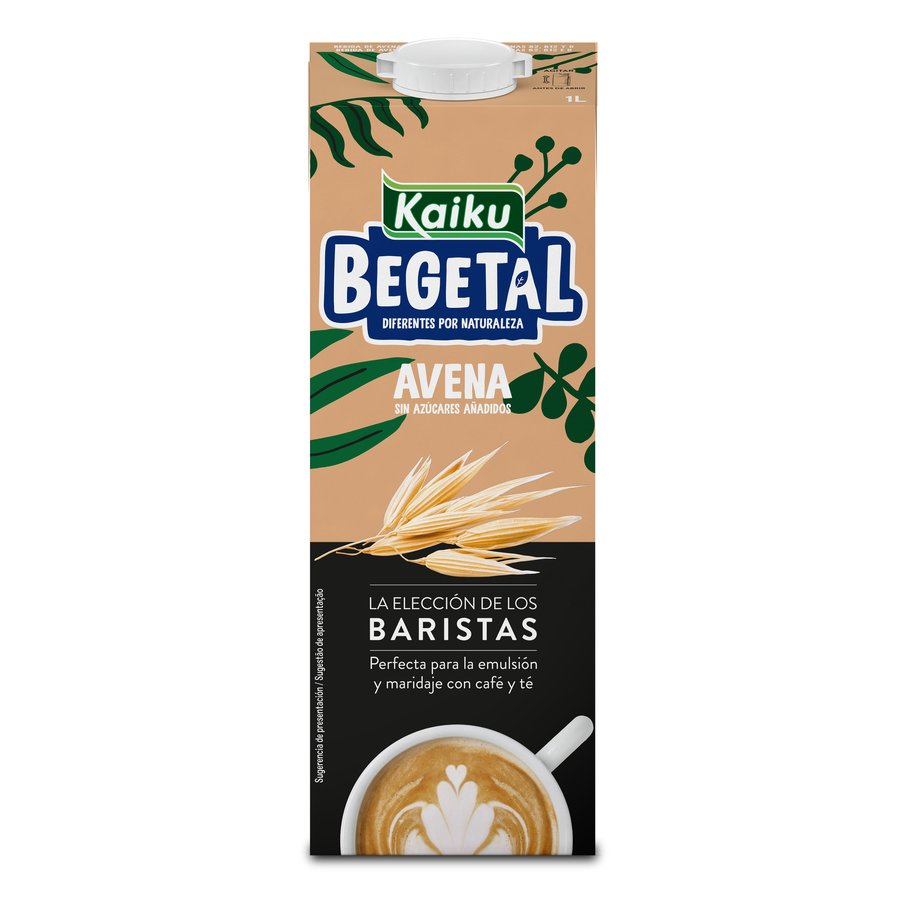 Bebida de avena KAIKU Begetal Baristas 1 l