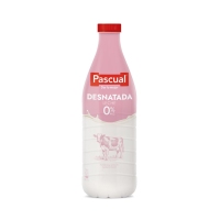 Leche desnatada PASCUAL botella 1,5 l