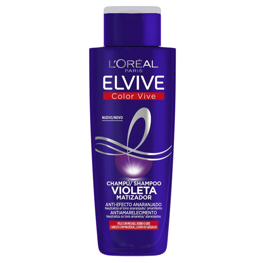Champú violeta matizador ELVIVE color vive 200 ml