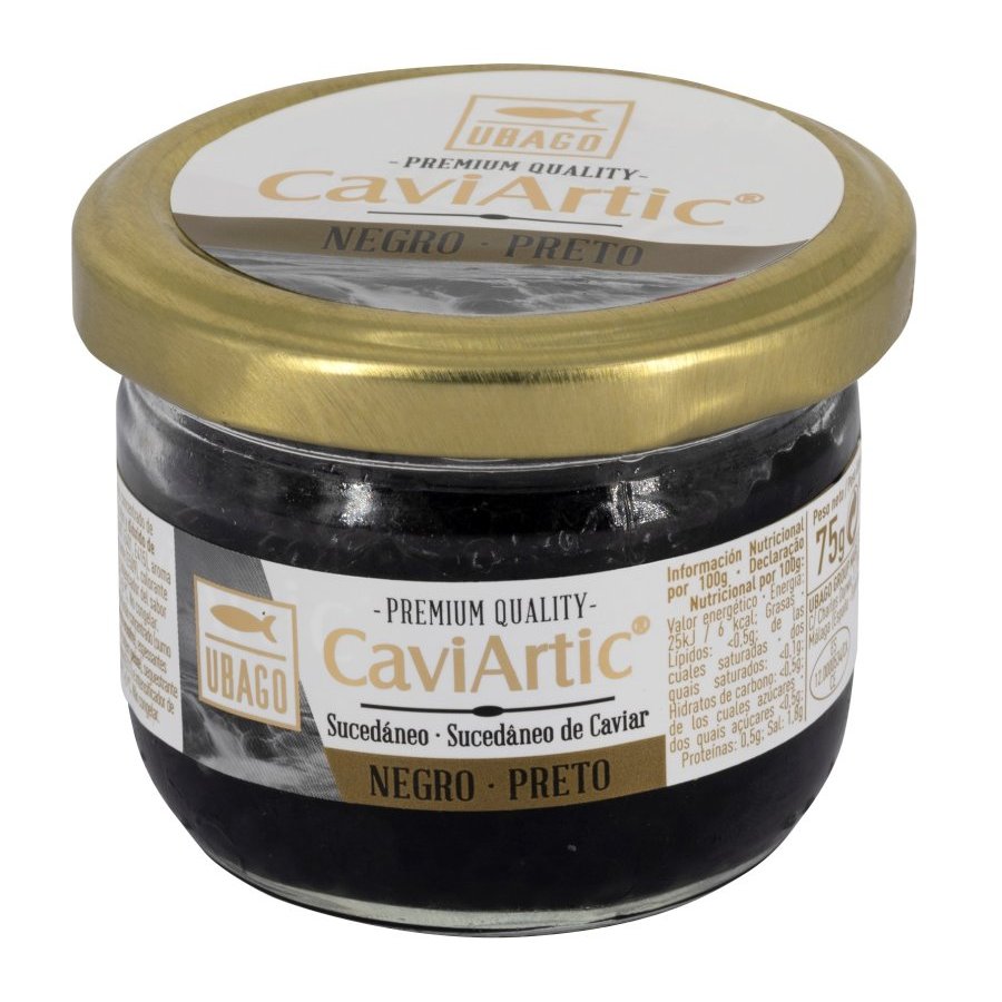 Sucedáneo caviar UBAGO CaviArtic negro 75 g