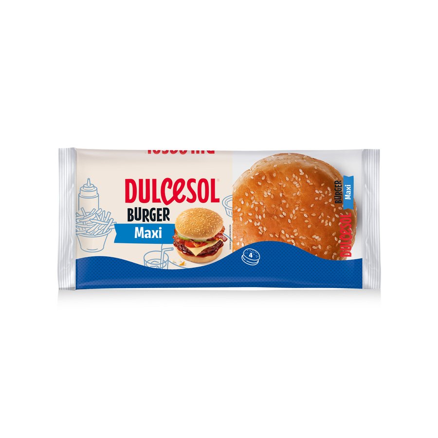 Maxi burger DULCESOL 4 unidades 300 g