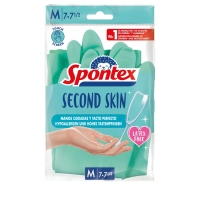 Guantes SPONTEX segunda piel talla 7 mediana