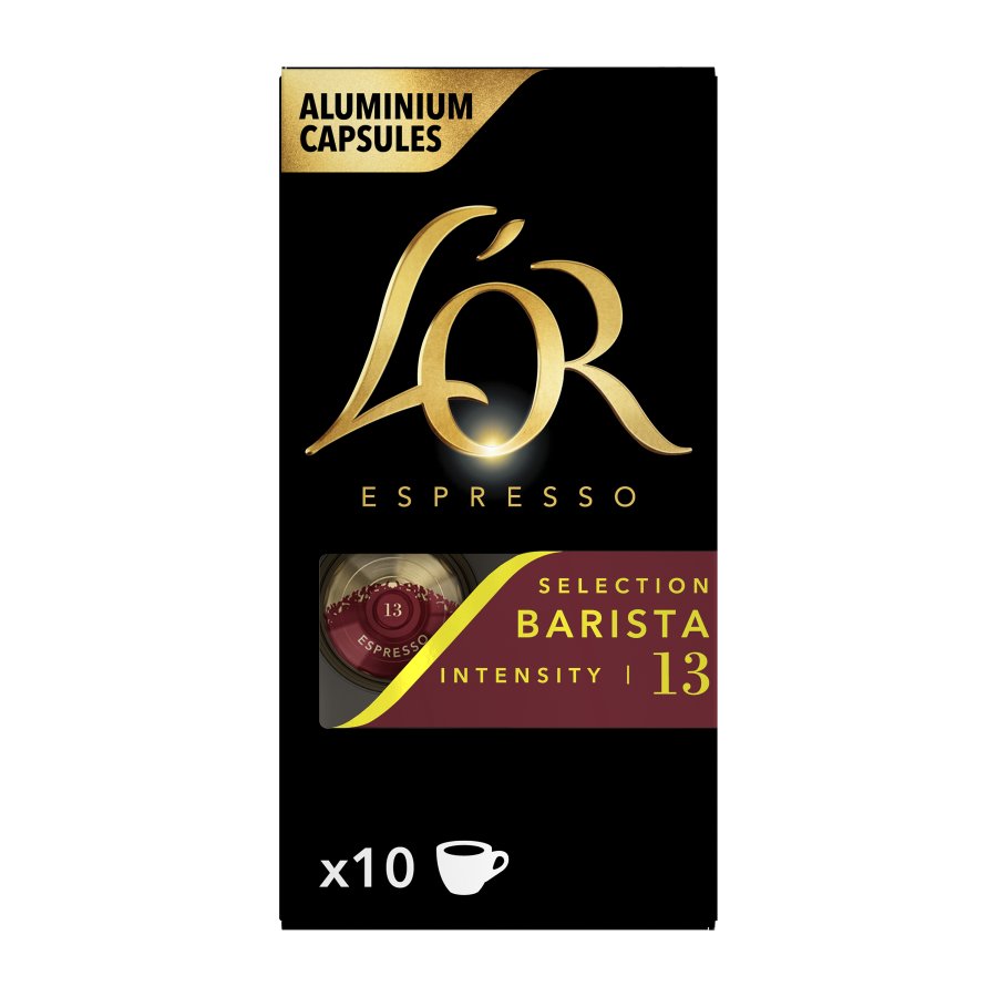 Café cápsulas L'OR Espresso Barista 10 unidades 52 g