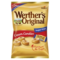 Caramelos WERTHER'S Original nata sin azúcar bolsa 90 g