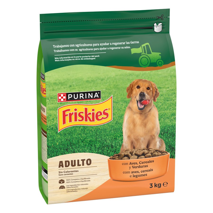 Alimento perro adulto FRISKIES ave-verdura 3 kg