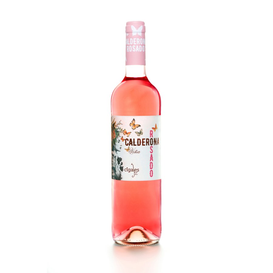 Vino rosado D.O.Cigales VIÑA CALDERONA botella 75 cl