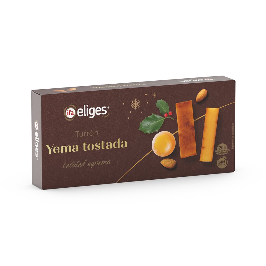Turrón yema tostada IFA ELIGES 250 g