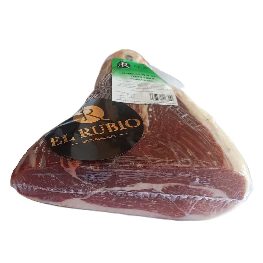 Jamón de cebo campo 50% raza ibérica EL RUBIO al corte kilo