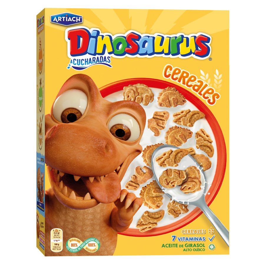 Galletas ARTIACH Dinosaurus cucharadas cereales 320 g