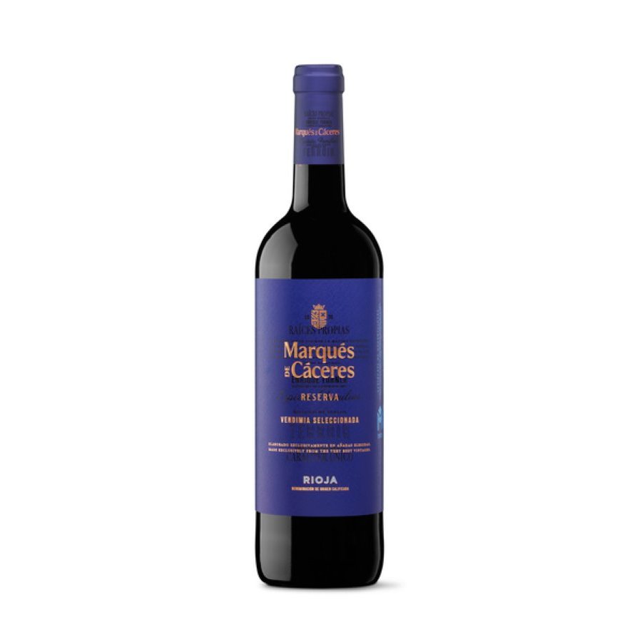 Vino tinto D.O.Ca.Rioja MARQUÉS DE CÁCERES Reserva botella 75 cl