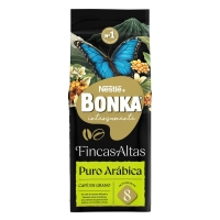 Café grano puro Arábica BONKA paquete 500 g
