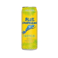 Bebida enerxética BLUE CHAMELEON tropical lata 50 cl