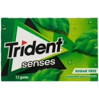 Chicle TRIDENT Senses hierbabuena lámina 12 unidades 23 g