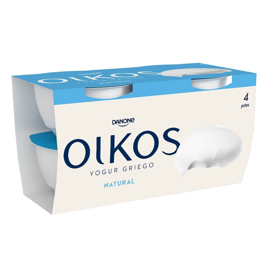 Yogur OIKOS DANONE natural pack 4x110 g