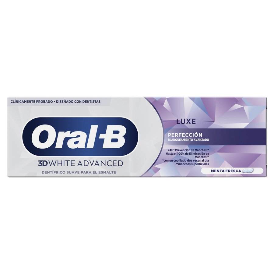 Dentífrico ORAL B 3D white luxe perfeccion 75 ml