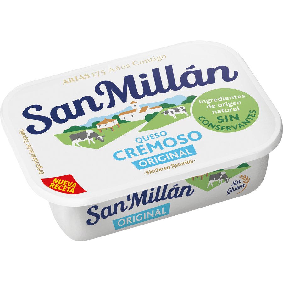 Queso cremoso SAN MILLAN natural tarrina 200 g